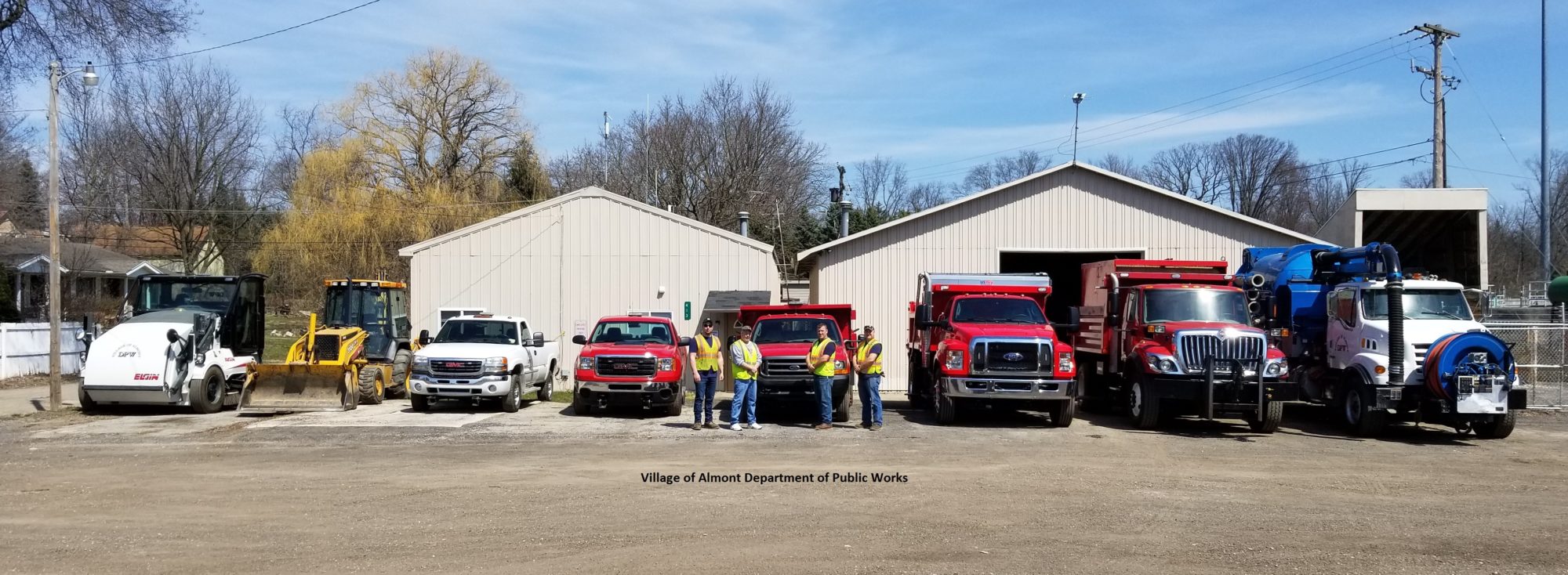 DPW Trucks close up